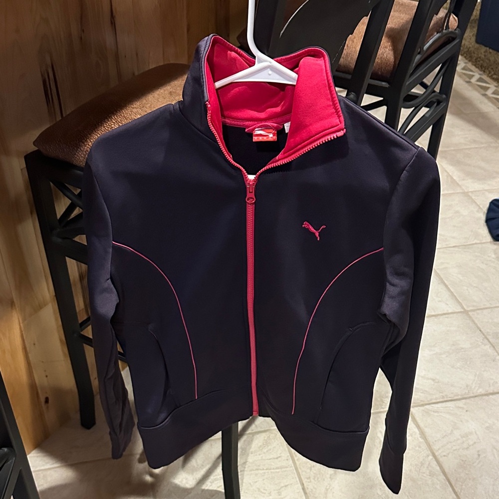 Puma Jacket - Purple with Pink Highlights